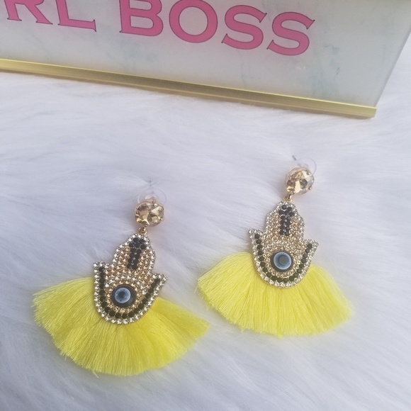 Hanna| Fringe earrings - Picture 2 of 3